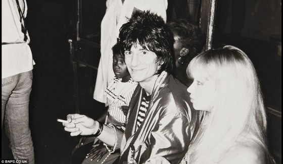 {The Rolling Stones' Ronnie Wood}