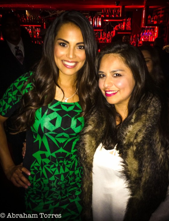 The Cherie Bomb, founder and editor-in-chief, Cheryl Diaz, and Raquel Pomplun, the first Mexican-American Playboy 2013 Playmate of the Year. 
